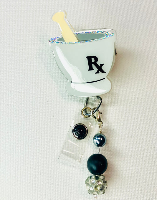 Rx Pharmacy Badge Reel